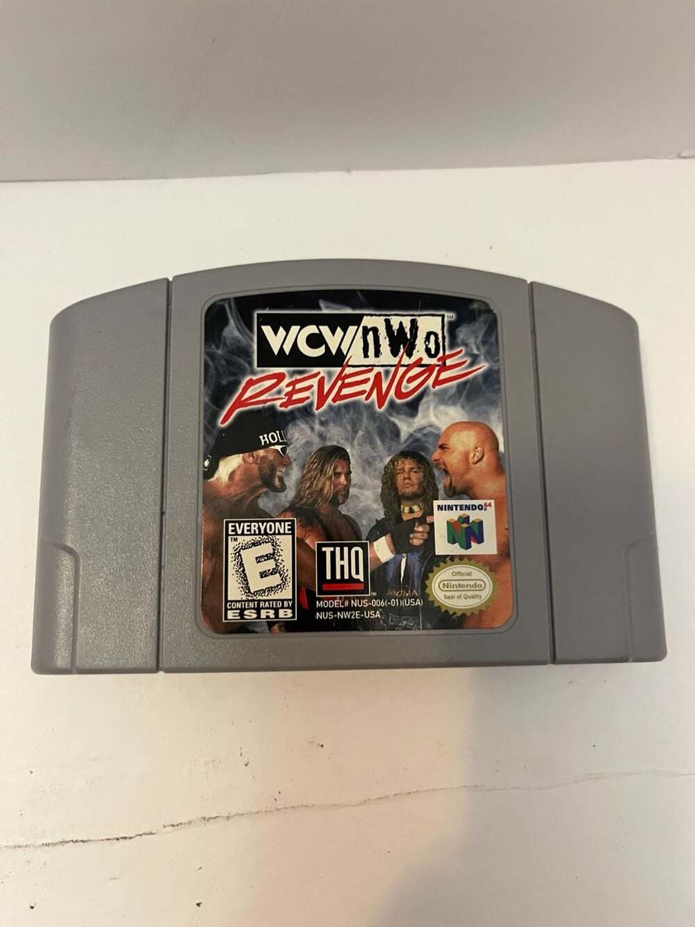 WCW/NWO Revenge N64 Nintendo 64 Original Game Tested + Working & Authentic